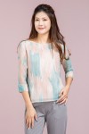 Chiffon Top With Medium Sleeves