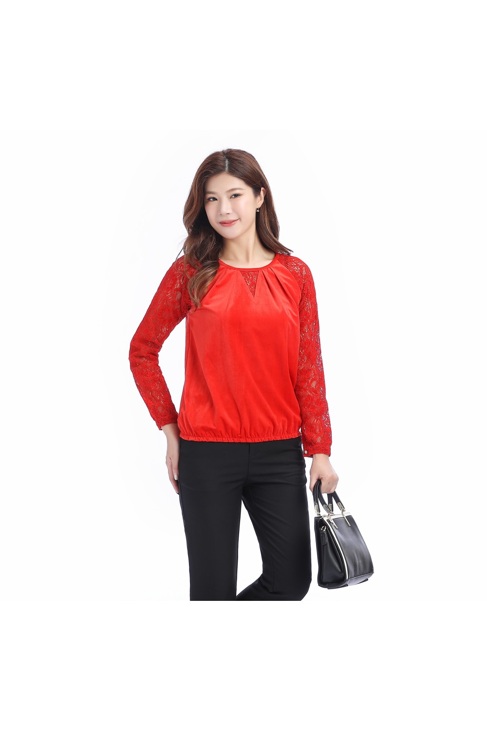 Lace Sleeved Blouse