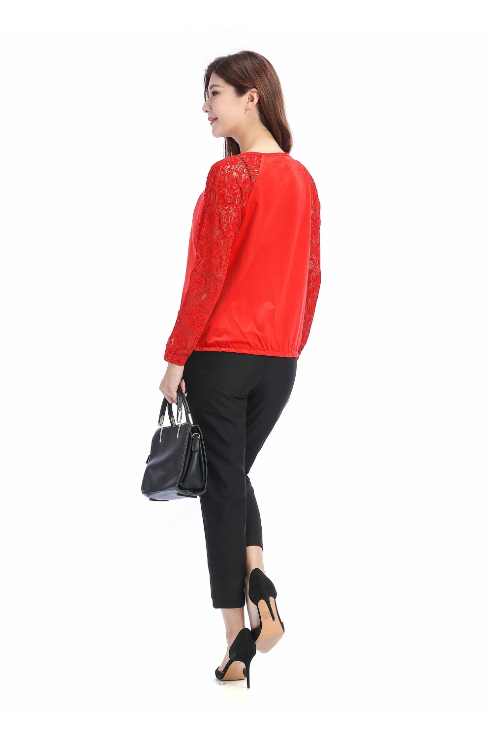 Lace Sleeved Blouse