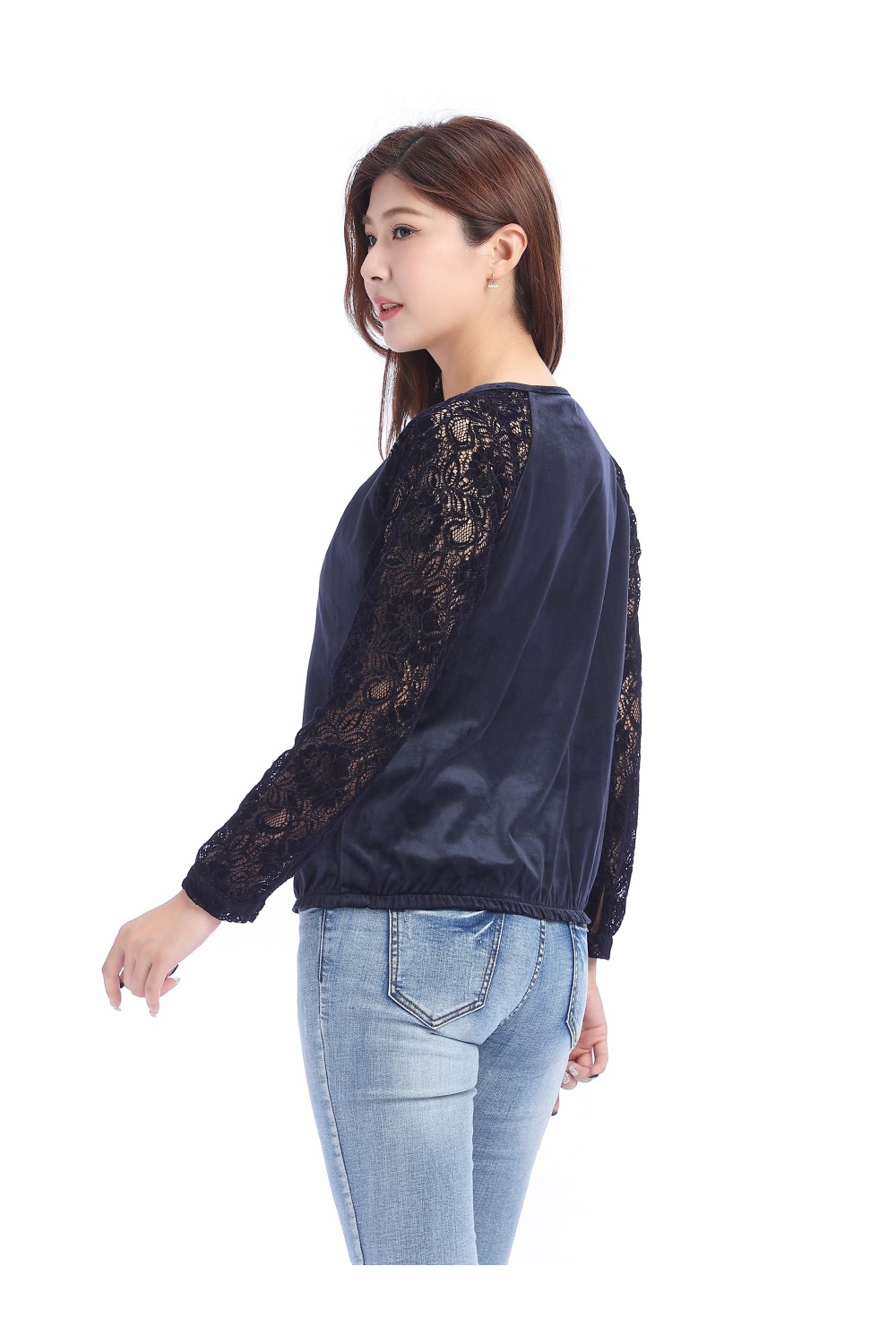 Lace Sleeved Blouse