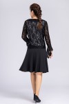 Contrast Lining Lace Blouse