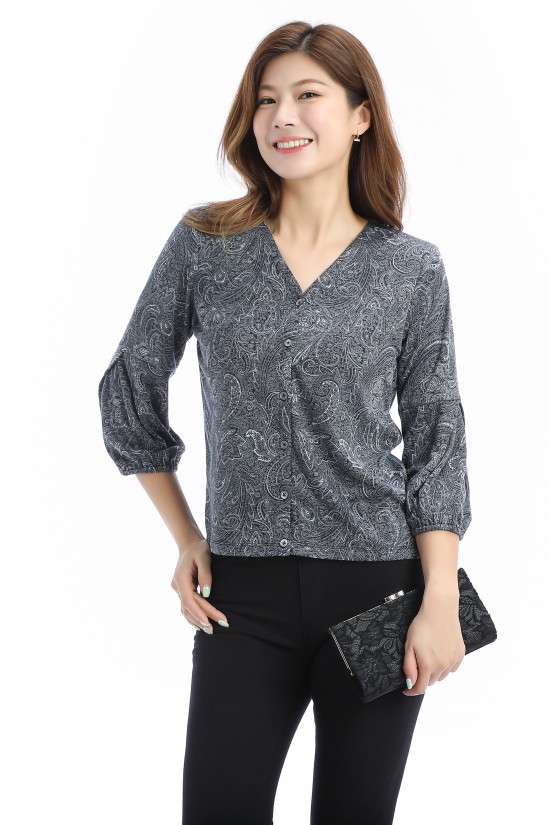 Printed Knits Cardigan