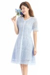 Short Sleeve Lace Dress