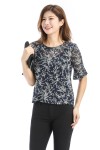 Japanese Printed Knit Top