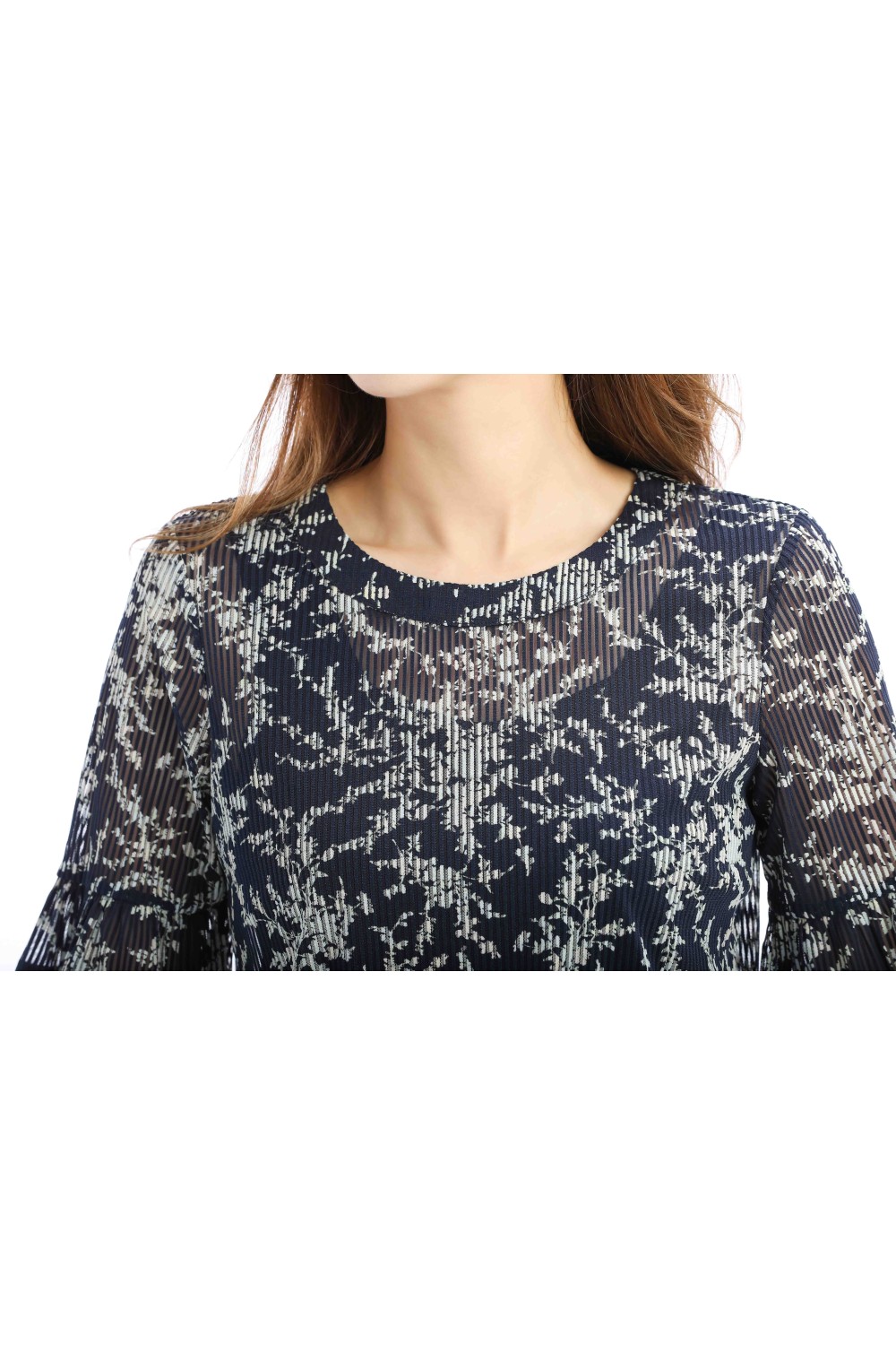 Japanese Printed Knit Top