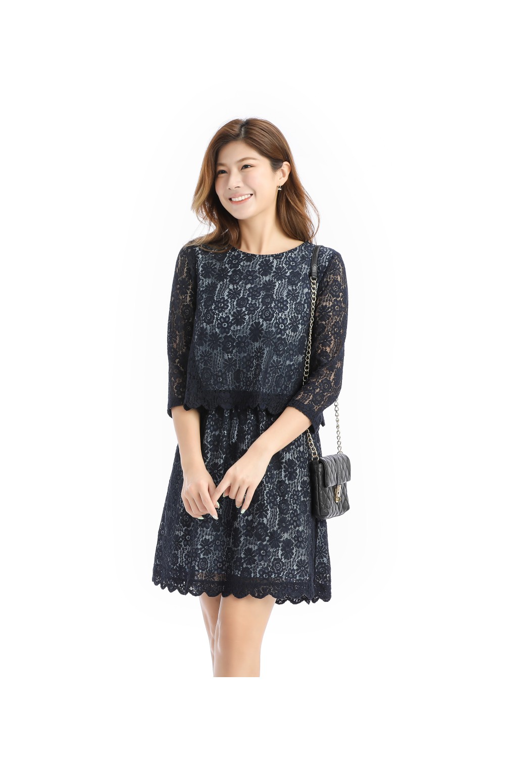2-In-1 Lace Dress