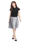 Shinny Pleated Skirt