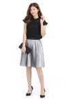 Shinny Pleated Skirt