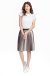 Shinny Pleated Skirt