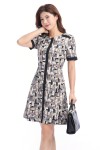 Japanese Printed Shift Dress