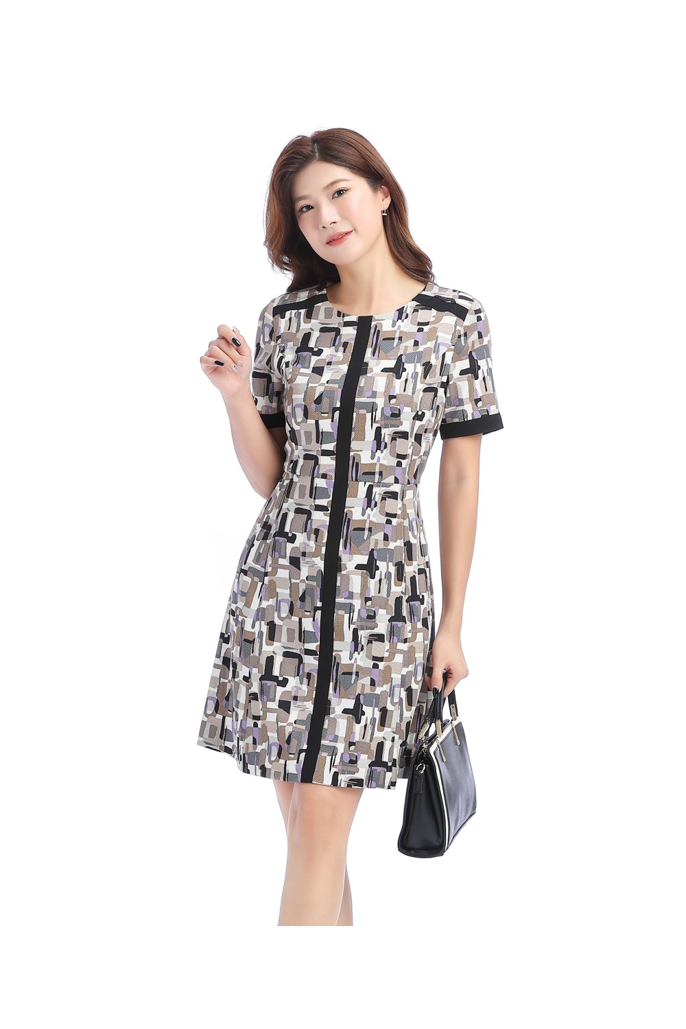 Japanese Printed Shift Dress