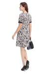 Japanese Printed Shift Dress