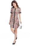 Japanese Printed Shift Dress