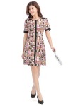 Japanese Printed Shift Dress