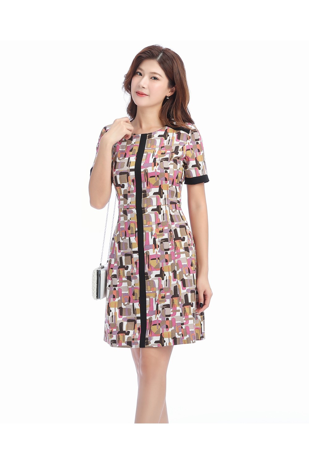 Japanese Printed Shift Dress