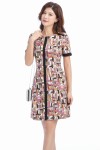 Japanese Printed Shift Dress