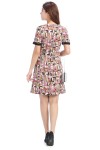 Japanese Printed Shift Dress